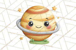 Cosmic Companions Clipart PNG, Cute Alien Creatures Product Image 5