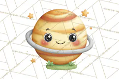 Cosmic Companions Clipart PNG, Cute Alien Creatures Product Image 5