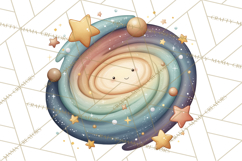 Cosmic Companions Clipart PNG, Cute Alien Creatures Product Image 2