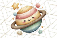 Cosmic Companions Clipart PNG, Cute Alien Creatures Product Image 5