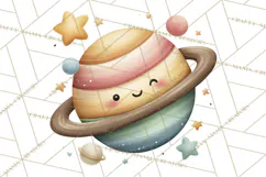 Cosmic Companions Clipart PNG, Cute Alien Creatures Product Image 5
