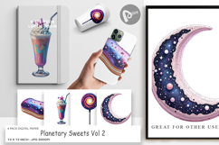 Digital Paper Planetary Sweets Product Image 1