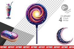 Planetary Sweets Clipart Product Image 1