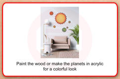 Laser cut SVG Solar system planets Home decor wall art Product Image 5