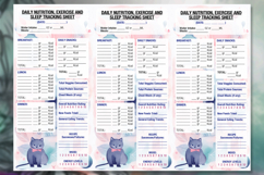 Set of planner sheets daily chores, health and budget. Product Image 3