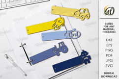 Planner Dividers Laser Cut . Planner Bookmark SVG Product Image 1