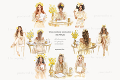 GlamArtZhanna, Planner clipart, Planner girl clipart, Yellow Planner image, Planning clipart, Planner woman png, Spring planner png, Summer planner png, Flowers planner png, Glam planner clipart, Spring clipart, Summer clipart, Journaling clipart, Planner