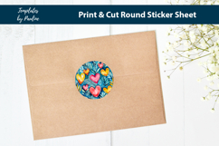 Planner Heart Print and Cut sticker