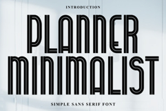 Planner Minimalist Product Image 1