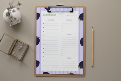 Blackberry Daily Planner Template | Daily Planner Product Image 2