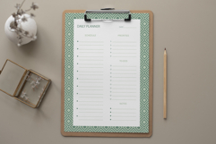 Vintage Geometric Daily Planner Template | Daily Planner Product Image 2