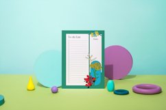 Vibrant Blooms Planner Page Canva Template Product Image 3