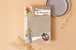 Ladybug Scrapbook My Wishlist Planner Page Canva Template Product Image 4