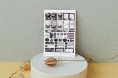 Dark Gothic Butterflies Planner Sticker Canva Template Product Image 2