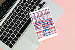 Fourth of July Planner Sticker Canva Template Product Image 3