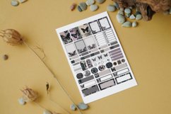 Dark Gothic Butterflies Planner Sticker Canva Template Product Image 4