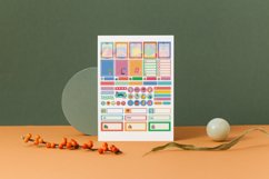 Bright Colored Book lover Planner Sticker Canva Template Product Image 3