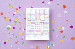 Unicorn Planner Sticker Canva Template Product Image 2