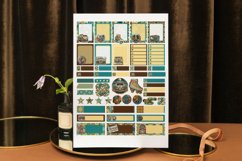 Groovy Retro Planner Stickers Canva Template Product Image 3