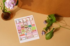 Psychedelic and Butterfly Planner Stickers Canva Template Product Image 2