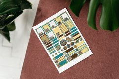 Groovy Retro Planner Stickers Canva Template Product Image 2
