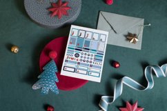 Scandinavian Winter Planner Stickers Canva Template Product Image 2