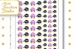 Kawaii Bad Hair Day Planner Stickers Girl Quote Reminders Product Image 2