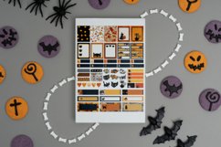 Halloween Cat Planner Sticker Canva Template Product Image 3