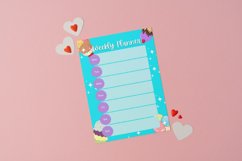 Ice Cream Weekly Planner Canva Template Product Image 2
