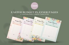 Easter Planner Pages Canva Template Product Image 1
