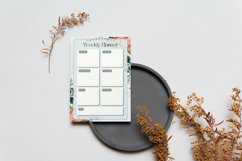 Rustic Spring Watercolor Floral Weekly Planner Canva Product Image 3