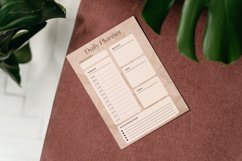 Torn Old Beige Paper Daily Planner Canva Template Product Image 3