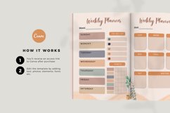 Boho Productivity Planner Canva Template Product Image 2