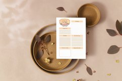 Wood Watercolor Planner Page Canva Template Product Image 3