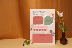 Inspirational Floral Weekly Planner Canva Template Product Image 4