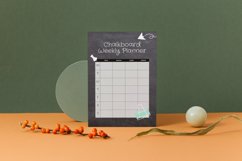 Chalkboard Weekly Planner Canva Template Product Image 2
