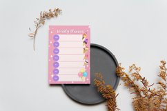 Ice Cream Weekly Planner Canva Template Product Image 3