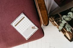 Neutral Brown Vintage Planner Pages Canva Template Product Image 4