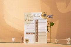 Watercolor Weekly Planner Canva Template Product Image 2