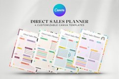 Direct Sales Planner Canva Template Product Image 1