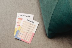 Bright Colored Modern Book lover Planner Page Canva Template Product Image 2