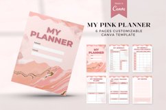 My Pink Planner Canva Template Product Image 1