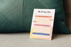 Bright Colored Modern Book lover Planner Page Canva Template Product Image 4