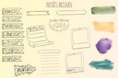Planner Pack Part One| 19 Hand Drawn PNG Weekly Plan Clipart Product Image 2