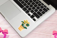 Plant pot Sticker Clipart Bundle Product Image 4