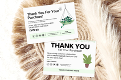 Plant Business Thank You Card Product Image 1
