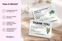Plant Business Thank You Card Product Image 5