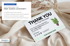 Plant Business Thank You Card Product Image 4