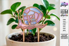 Decorative Plant Stakes Laser Cut | Garden Marker Laser |CNC Product Image 1