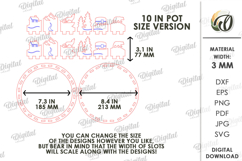 Plant Fence Laser Cut. Home Decor SVG Product Image 4